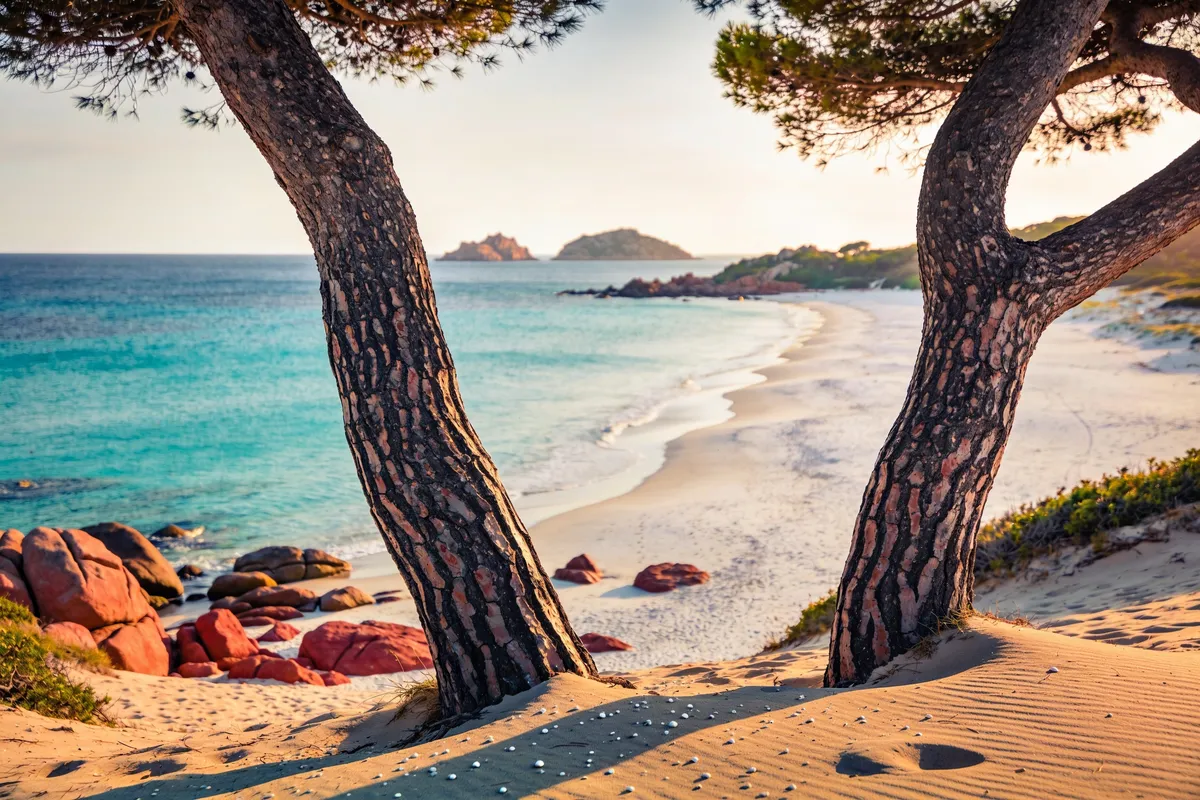 La playa de Palombaggia