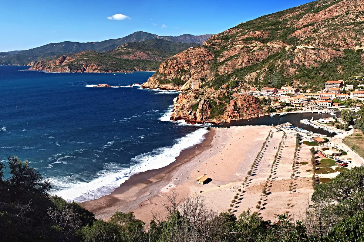 La playa de Porto