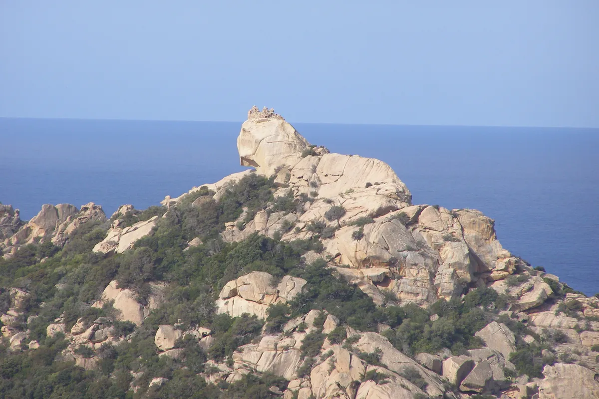 La costa de Tizzano y Roccapina