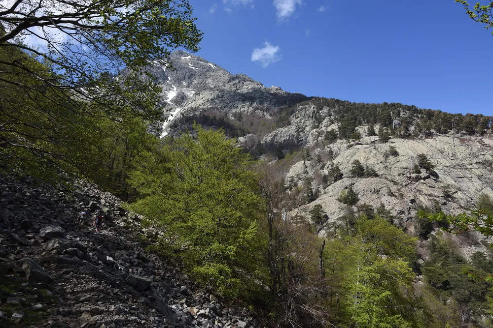 El Monte d’Oro visto desde el sendero de la cascada de los Ingleses